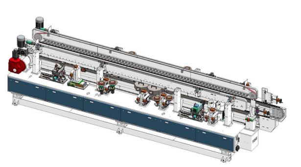 Tenonneuse automatique avec fraisage et perçage