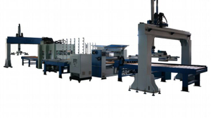 Machine de laminage de panneaux MDF